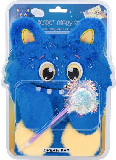 Tri-Coastal Design Monster Monster Caiet Cu Suport Pentru Stilou Și Lacăt
