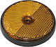 Round Orange Reflector 60mm Screw On Proplus 343755