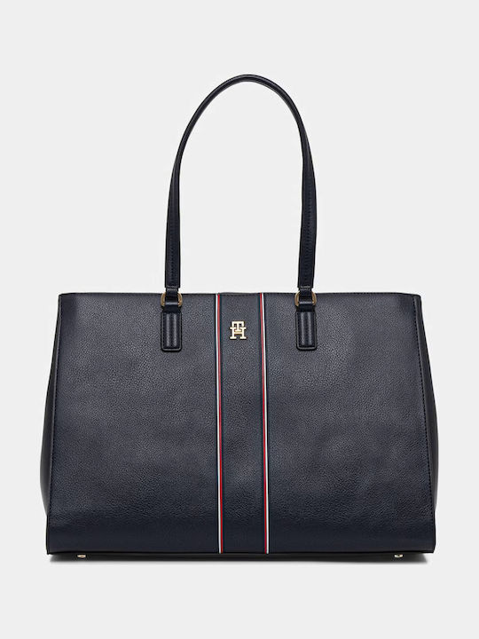 Geantă Shopper De Umar Albastru Marin Damă