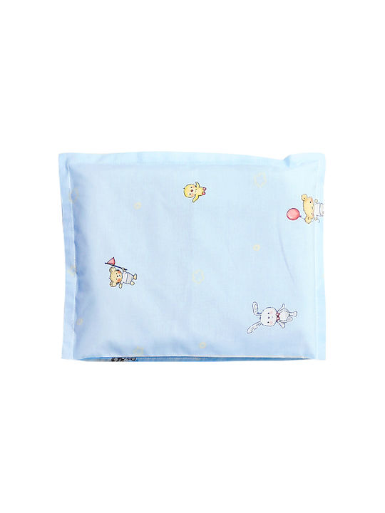 Lorreli Baby Pillowcase Made of 100% Cotton Blue 35x43cm