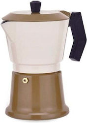 Maestro Espressokocher Für Den Herd 9 Tassen Silber MR-1657-9-Beige
