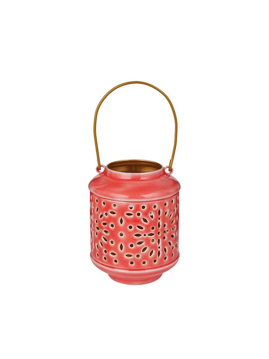 Butlers Metallic Tabletop Lantern Blue 10x10x10cm