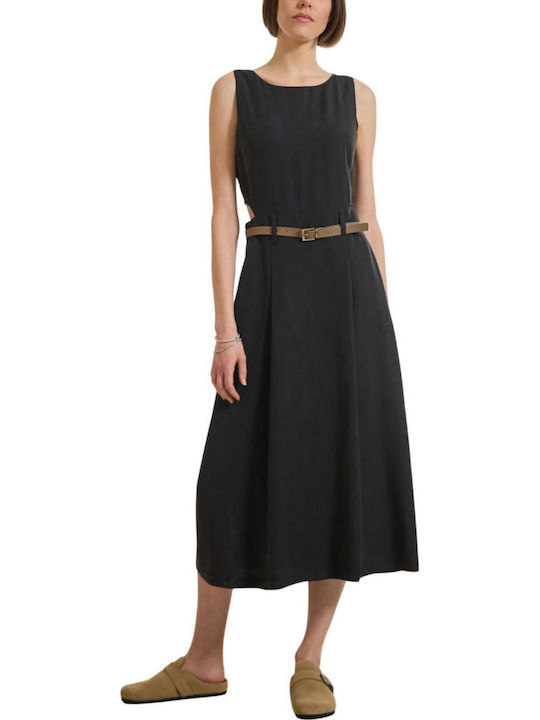 Namaste Καλοκαιρινό Midi Φόρεμα Black