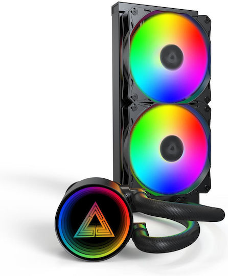 Montech Lightflow 240 Υδρόψυξη AIO CPU με 2 Ανεμιστήρες 120mm και ARGB Φωτισμό