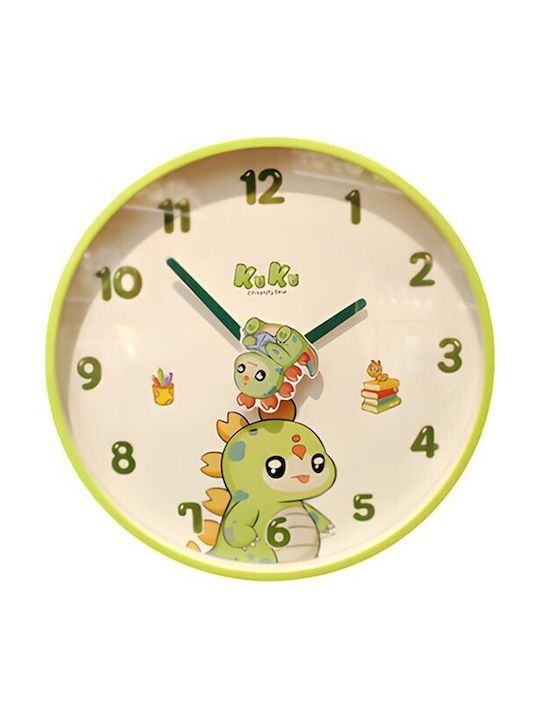 Kinder Wanduhr Dinosaurier 30cm