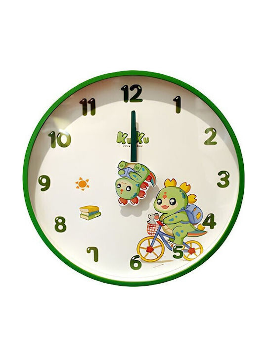 Kinder Wanduhr Dinosaurier 30cm