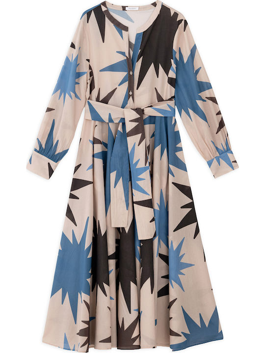 Maxi Damenkleid Hellblau