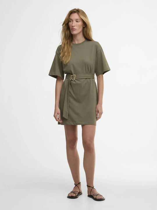 Barbour Mini Φόρεμα Λαδί