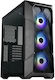 CoolerMaster MasterBox TD500 Window Gaming Midi Tower Κουτί Υπολογιστή και RGB Φωτισμό Μαύρο