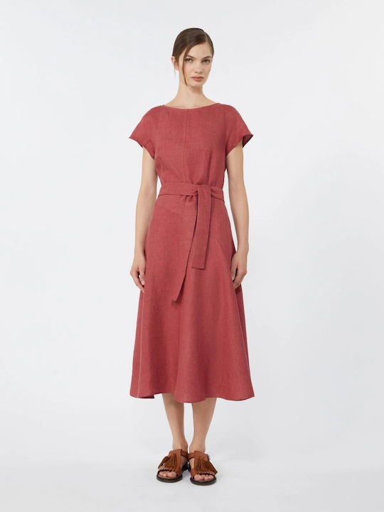 Sommer Midi Damenkleid Kirsche