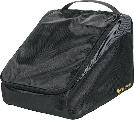 Ferrino Fabric Shoe Storage Case in Black Colour 26x36x24cm