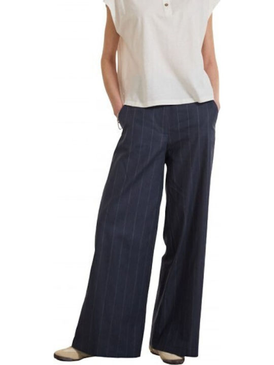Namaste Damen Stoffhose Blau