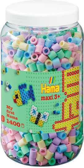 Hama Hama Maxi In Bucket Mix 52 1400pcs 388544 Toy