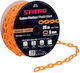 Mporazanis Traffic Chain Made of Plastic in Orange Colour