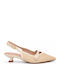 Pointed Toe Heels Beige