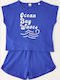 Kids Set with Shorts Summer 2 Pieces Blue