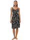 GoldenBay Summer Women's Nightgown Black