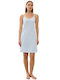 GoldenBay Summer Women's Nightgown Light Blue