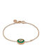 Gucci Дамска Гривна Id от Розово Злато 18К с Диамант 17cm