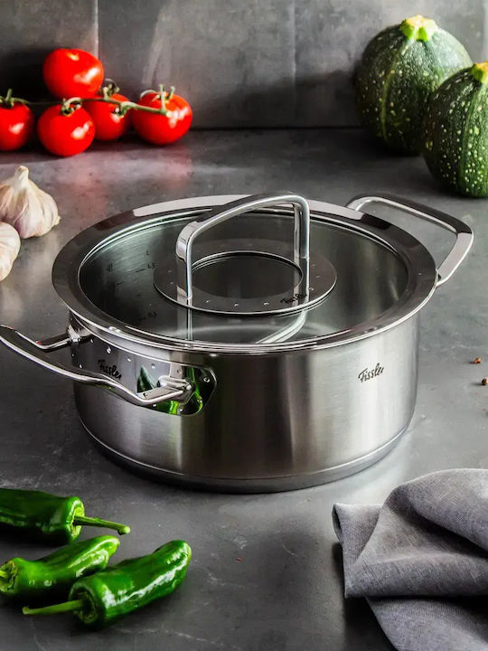 Fissler Profi Collection Дълбока Неръждаема Тенджера 2.6lt /