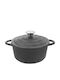 Orion Tiefes Gusseisen Kochtopf aus Mandeimi 2.7l /