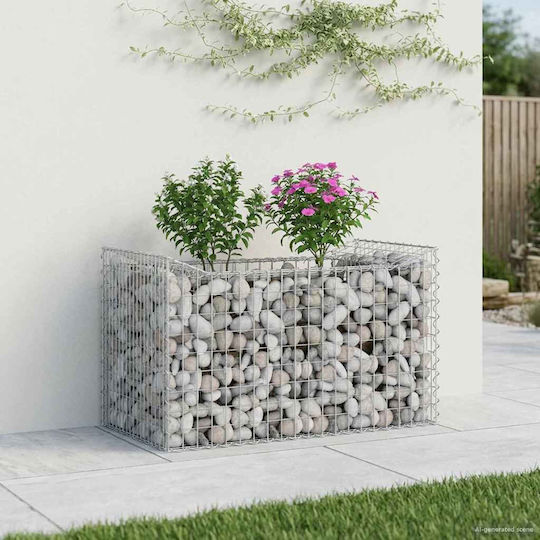 vidaXL Gartenzaunbedarf Draht aus Stahl 50x100x60cm Silbern