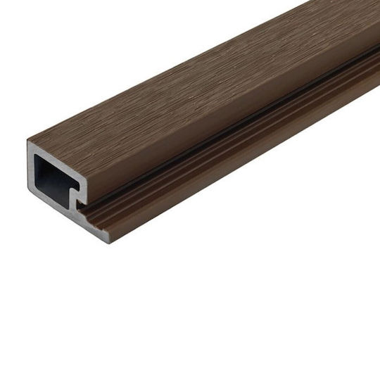 Showood Garduri Deck Pentru Grădină 3x3x290cm Maro