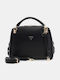 Geantă Satchel De Damă Neagră