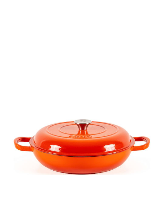 Lätt Home Tiefe Gusseisen Töpfe aus Gusseisen 3,2l / 30cm