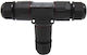 Topelcom LED Streifen Verbindungsstück Zubehör Ip68 3p 2.5mm² M16a Verschraubbare Anschluss Typ T Schwarz 02.048.0005 5 Stück