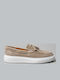 Suede Ανδρικά Loafers σε Λευκό Χρώμα