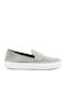 Δερμάτινα Ανδρικά Loafers σε Γκρι Χρώμα