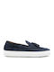 Δερμάτινα Ανδρικά Loafers σε Μπλε Χρώμα