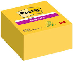 Sticky Memo Pads 3M 350 Sheets 76 x 76 mm Yellow 2028s