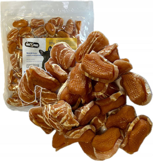 Hau & Miau Dog Treat with Salmon and Chicken 500gr