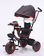 Bike Toys Convertible Tricycle with Parental Handle for 5+ Years Red