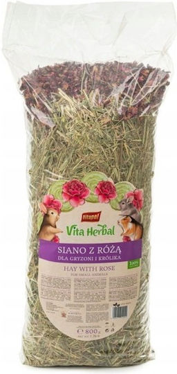 Vitapol Vita Kräuterheu Gras Rosenblätter 800g