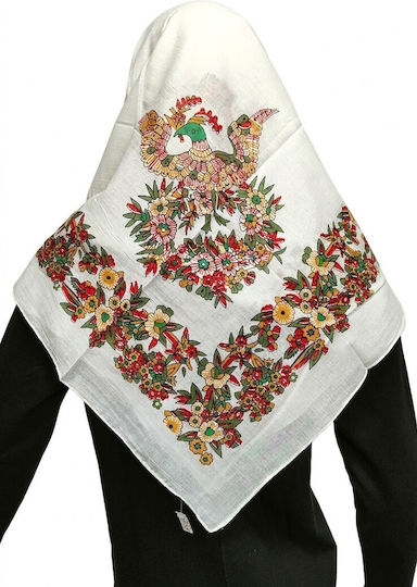 Traditional Mantila Mark790 – Authentic Traditional Costume Accessory White-102