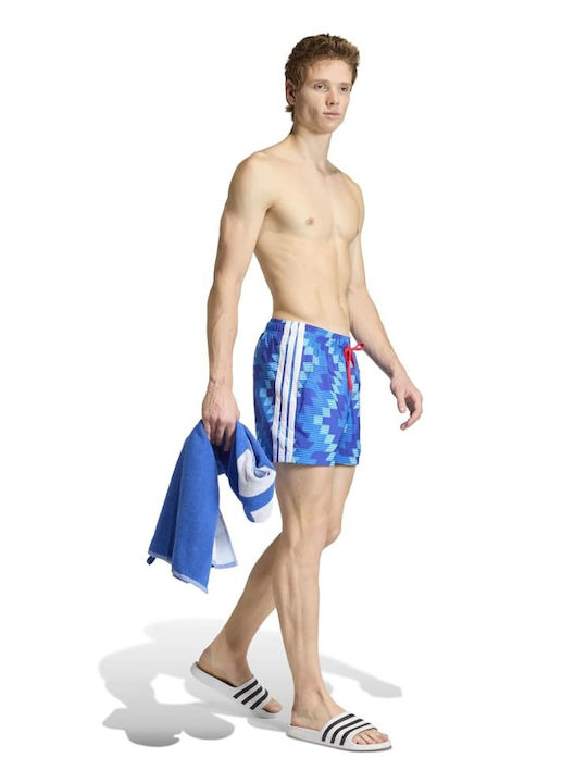 Men's Swimwear Shorts Blue Striped