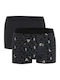 Herren Boxershorts Schwarz