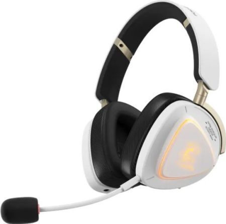 Asus ROG Delta II-KJP Wireless Over Ear Gaming Headset with 3.5mm / Bluetooth / USB Connectivity White