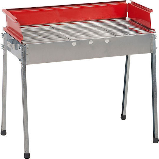 Gekas Metal Γαλβανιζέ Ψησταριά Κάρβουνου 50x30εκ.