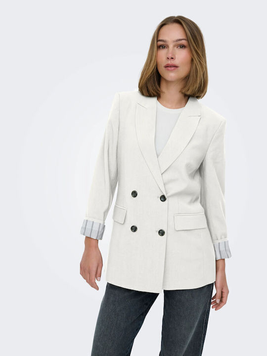 Only Langes Damen Blazer Cloud Dancer