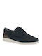 Leder Herren Freizeitschuhe Blau