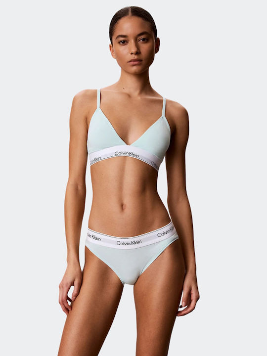 Calvin Klein Women's Sports Bra Green with Lining