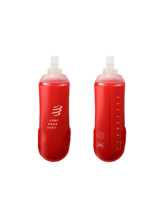 Compressport Бутилка 500ml Червена