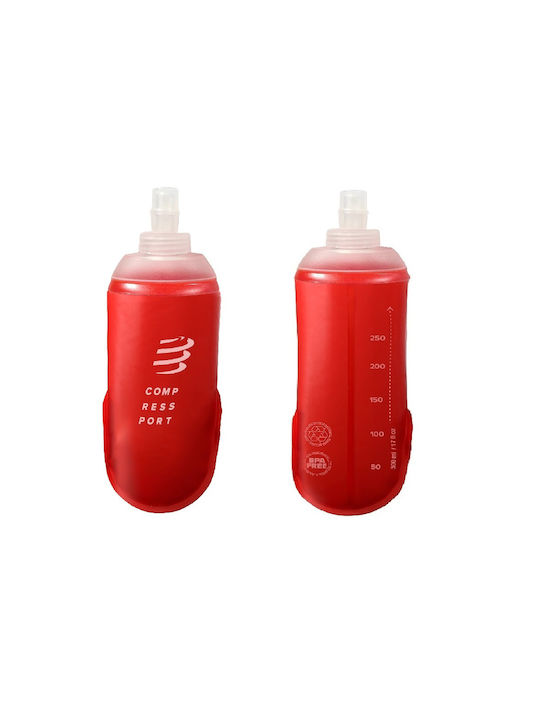 Compressport Бутилка 300ml Червена