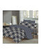 Marwa Single Bed Sheets Set With Rubber Hugger 100x200+30cm 3 Pieces