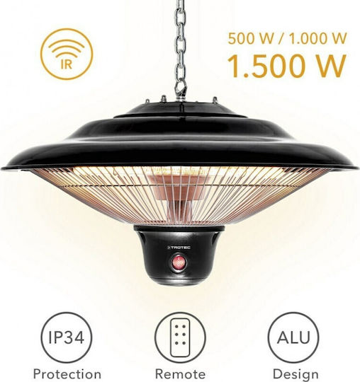 Trotec Σόμπα Εξωτερικού Χώρου Μανιτάρι με Ισχύ 1.5kW