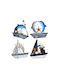 Decorative Plastic Ship 10x14cm